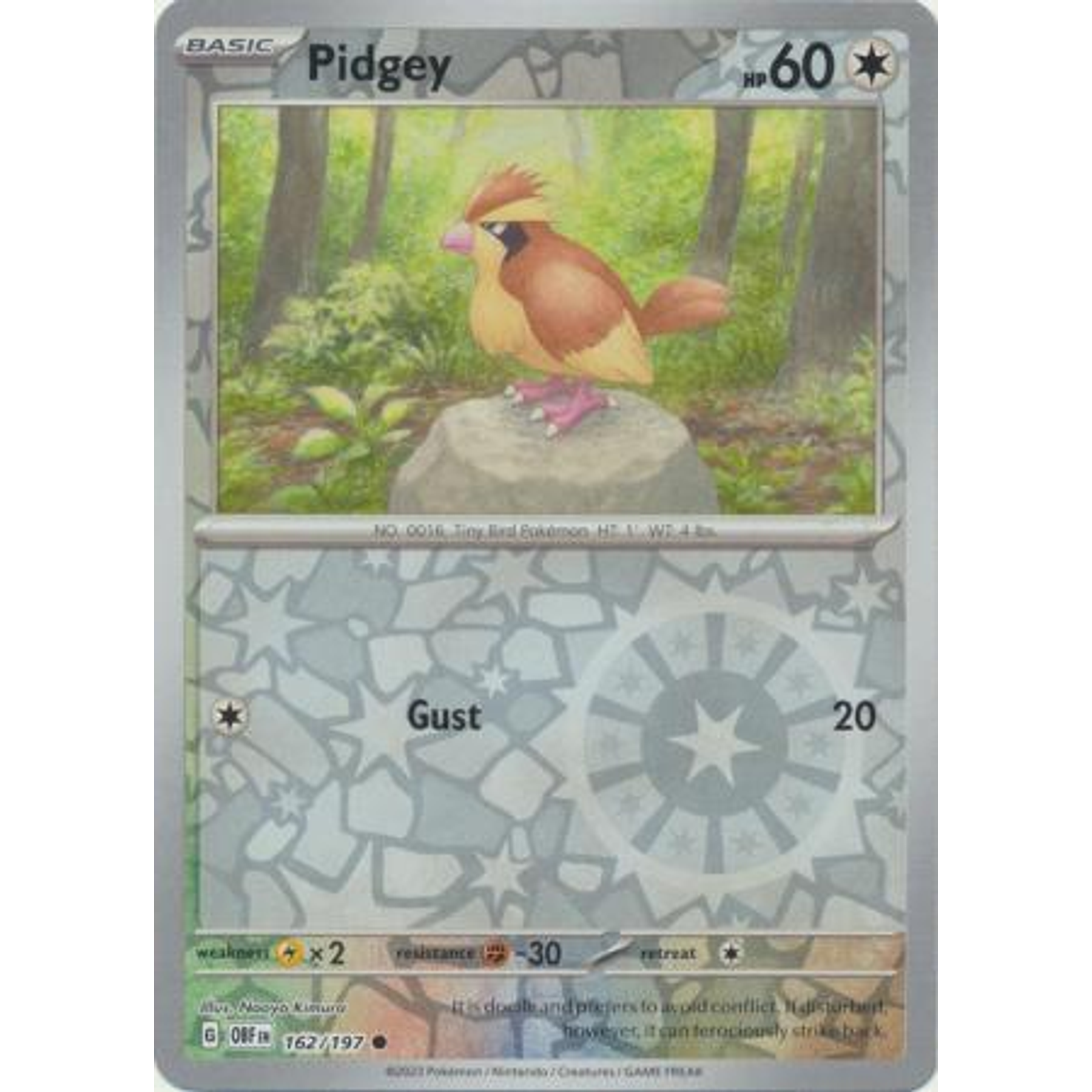 Pidgey - 162/197 - Common Foil– Inglés