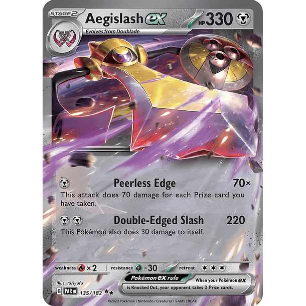 Aegislash ex - 135/182 - Ultra Rare Español