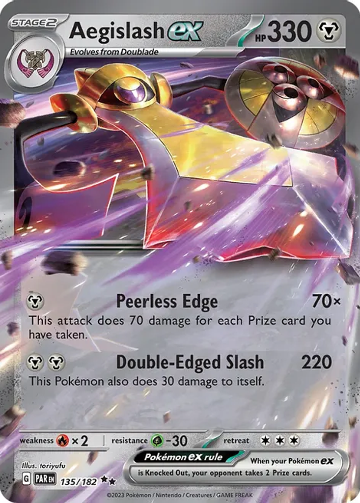 Aegislash ex - 135/182 - Ultra Rare Español