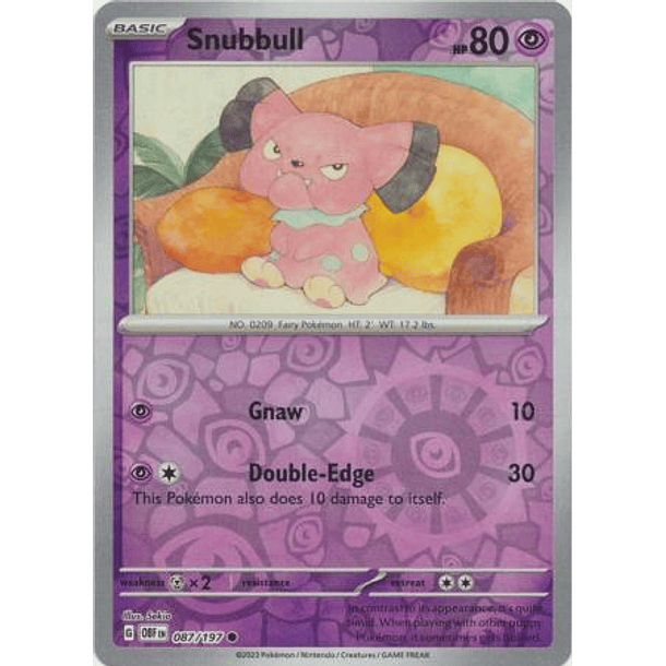 Snubbull– 087/197 – Common Foil– Inglés