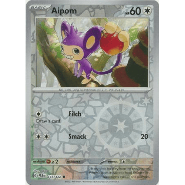 Aipom - 145/182 - Common Foil Inglés