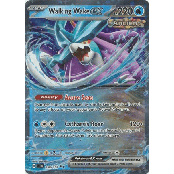 Walking Wake ex - 050/162 - Ultra Rare Inglés