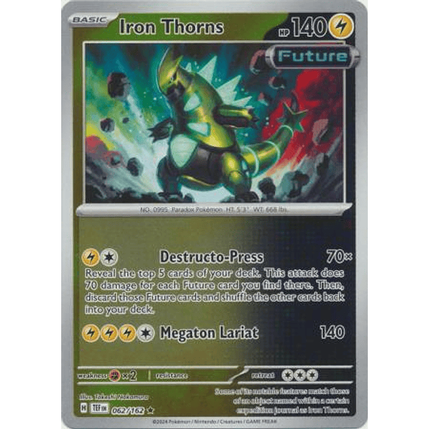 Iron Thorns - 062/162 - Rare Foil Inglés