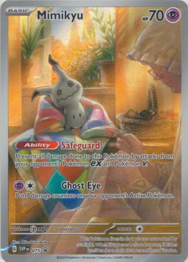 Mimikyu - SVP075 - Illustration Rare Promo Español 