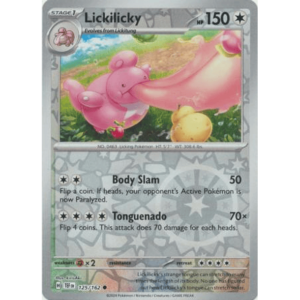 Lickilicky - 125/162 - Common Foil  Inglés