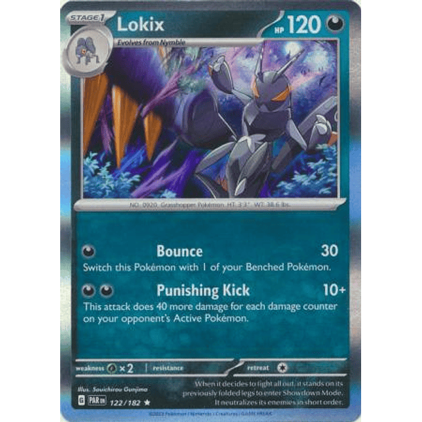 Lokix - 122/182 - Holo Rare Inglés