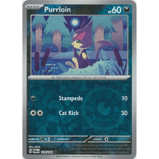 Purrloin - 114/182 - Common Foil Inglés