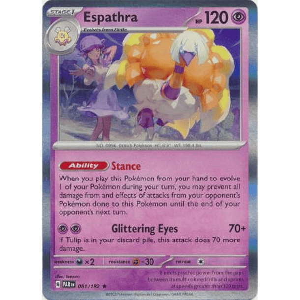 Espathra - 081/182 - Holo Rare Inglés