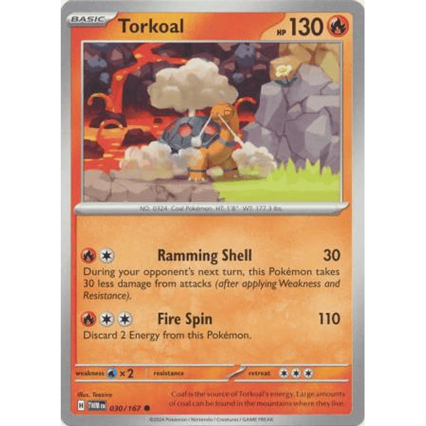 Torkoal - 030/167 - Common Inglés