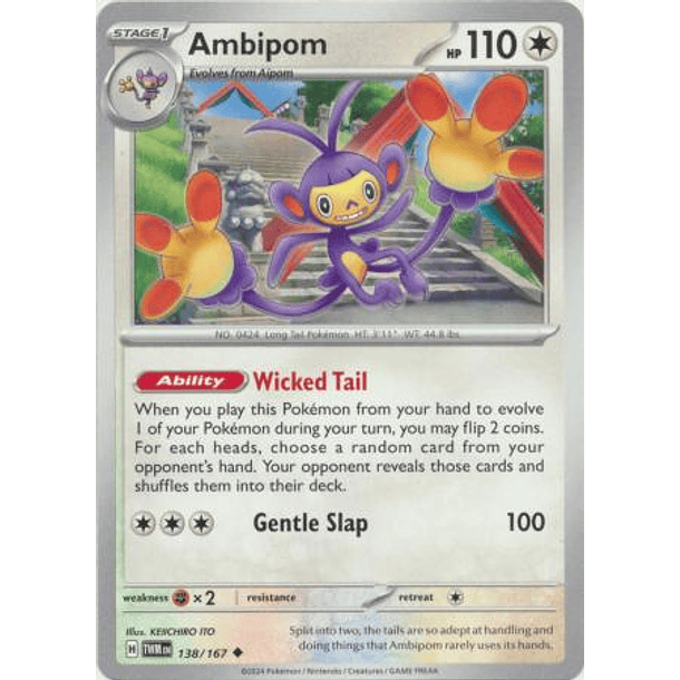 Ambipom - 138/167 - Uncommon Inglés