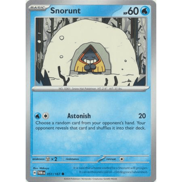 Snorunt - 051/167 - Common Inglés