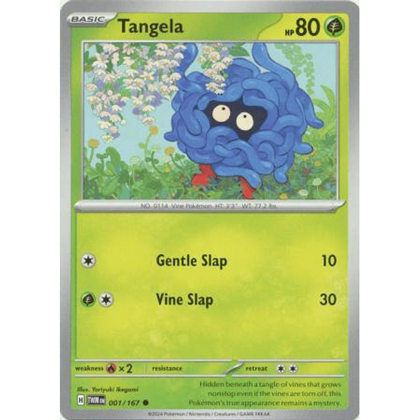 Tangela - 001/167 - Common Inglés