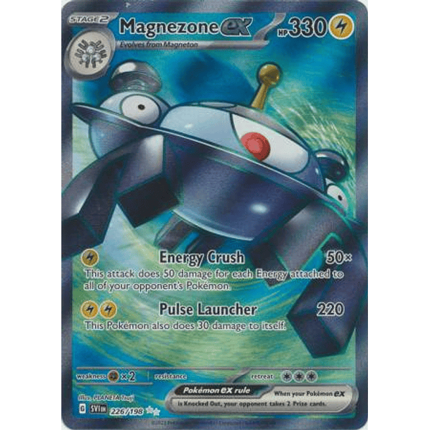 Magnezone ex - 226/198 - Full Art Secret Rare Inglés