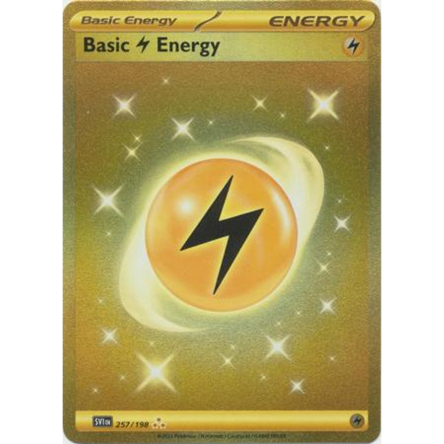 Lightning Energy - 257/198 - Gold Secret Rare Inglés