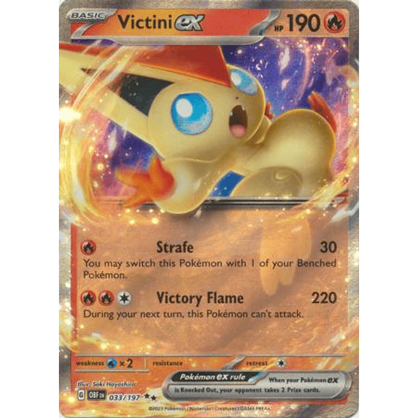 Victini ex - 033/197 - Ultra Rare Inglés