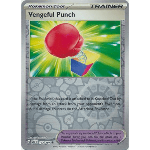 Vengeful Punch– 197/197 –Uncommon Foil– Inglés