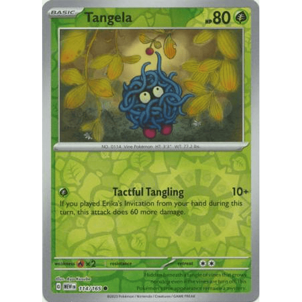 Tangela - 114/165 - Common Foil–Inglés