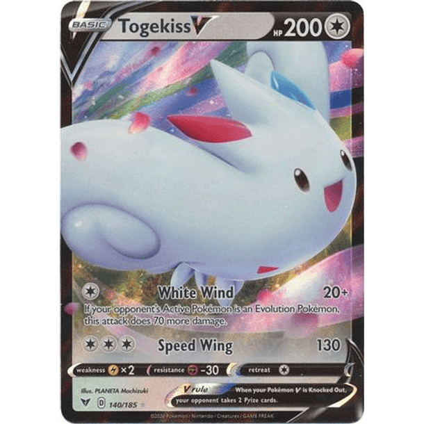 Togekiss V - 140/185 - Ultra Rare- Inglés