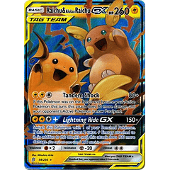 Raichu & Alolan Raichu GX - 54/236 - Ultra Rare– Inglés