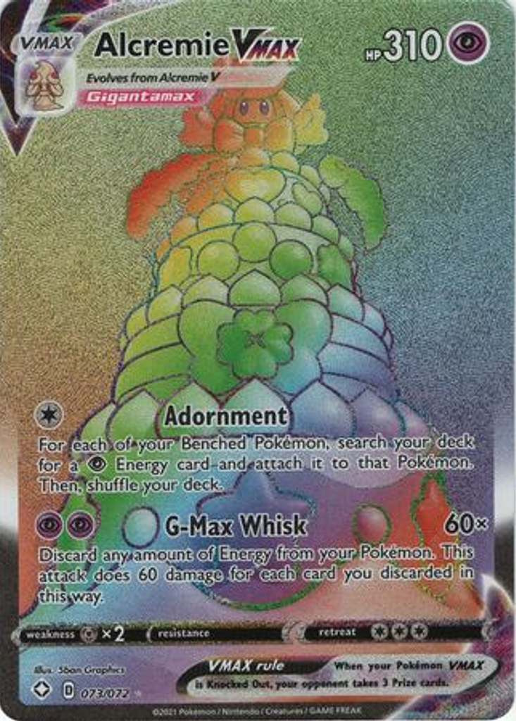 Alcremie VMAX - 073/072 - Hyper Rare- Inglés