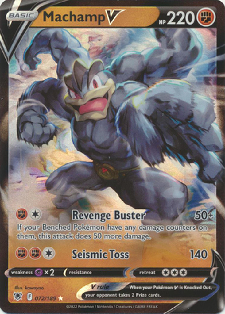 Machamp V - 072/189 - Ultra Rare– Inglés