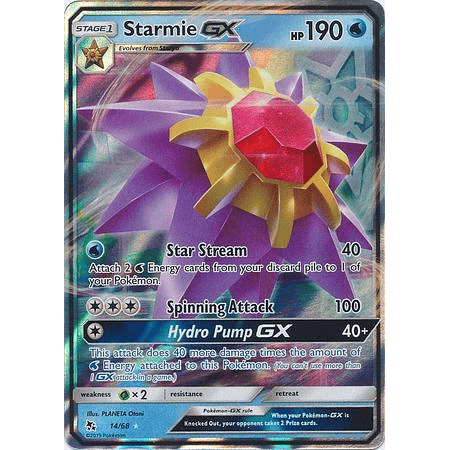 Starmie GX - 14/68 - Ultra Rare– Inglés