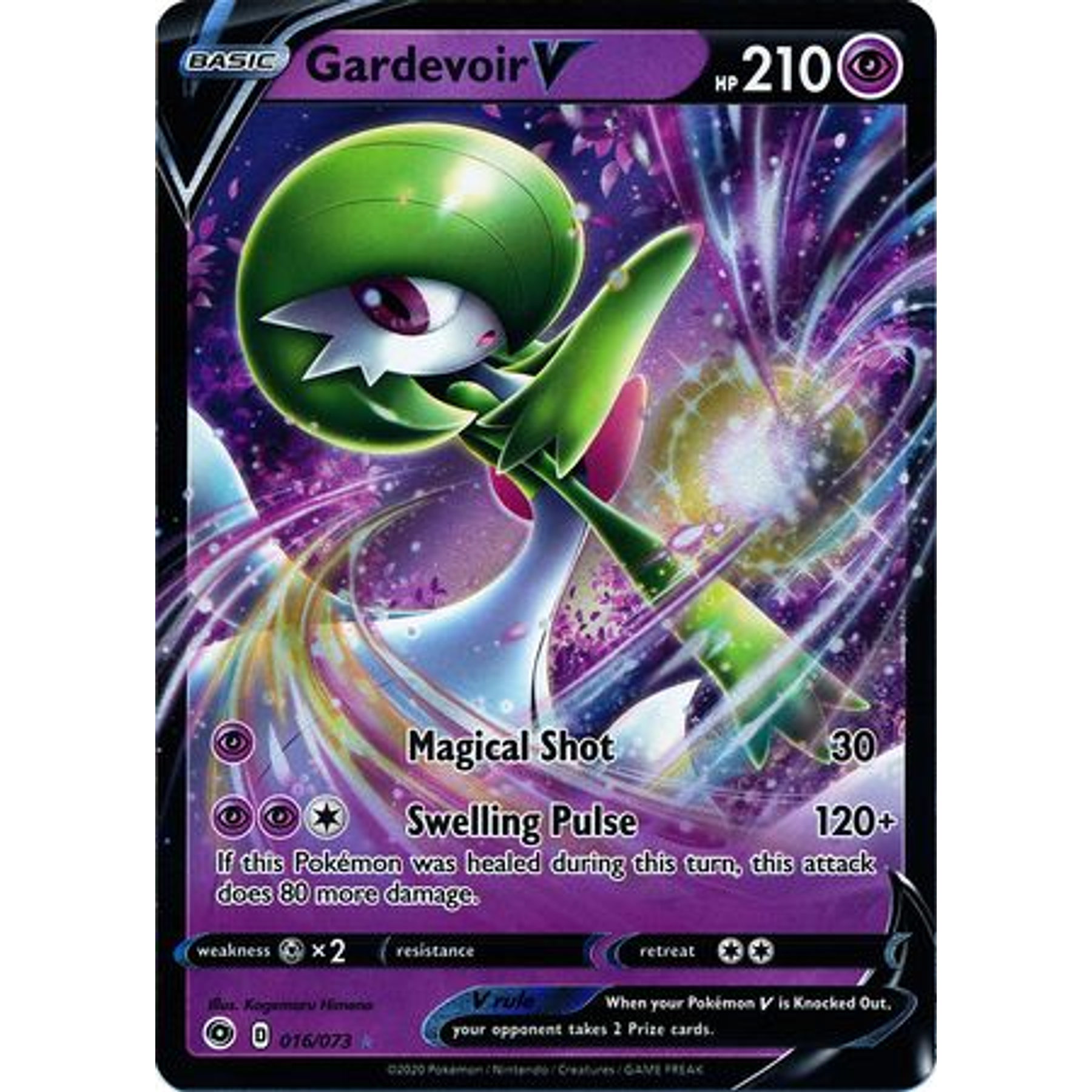 Gardevoir V - 016/073 - Ultra Rare– Inglés