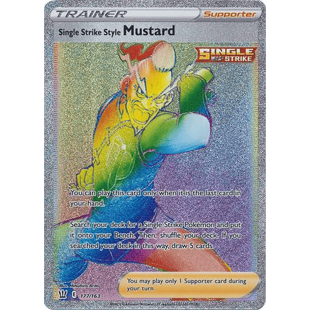 Single Strike Style Mustard - 177/163 - Hyper Rare - Inglés