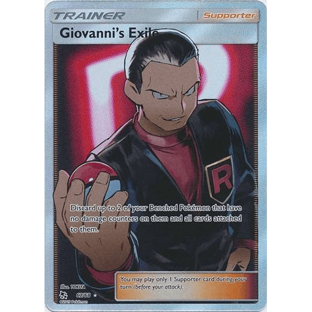 Giovanni's Exile - 67/68 - Full Art Ultra Rare- Español