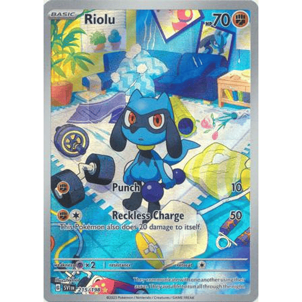 Riolu - 215/198 - Illustration Rare Inglés