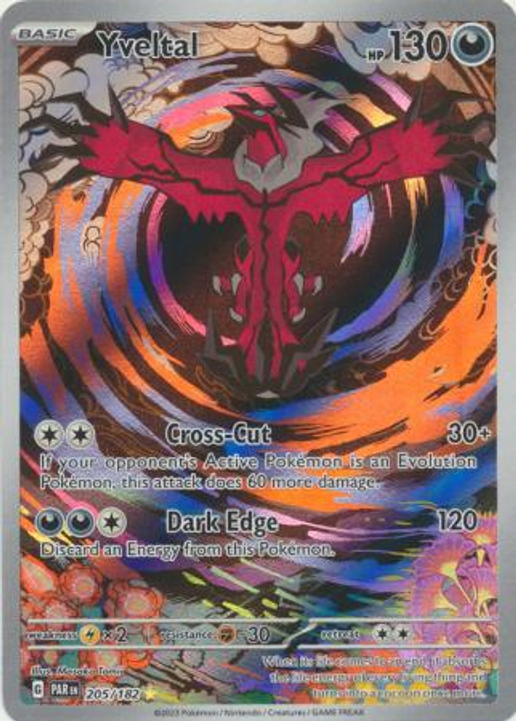 Yveltal - 205/182 - Illustration Rare Inglés