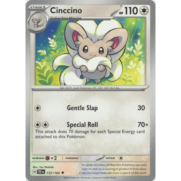 Cinccino - 137/162 - Uncommon Inglés