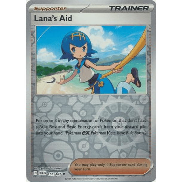 Lana's Aid - 155/167 - Uncommon Foil Inglés