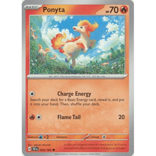 Ponyta - 026/162 - Common Inglés