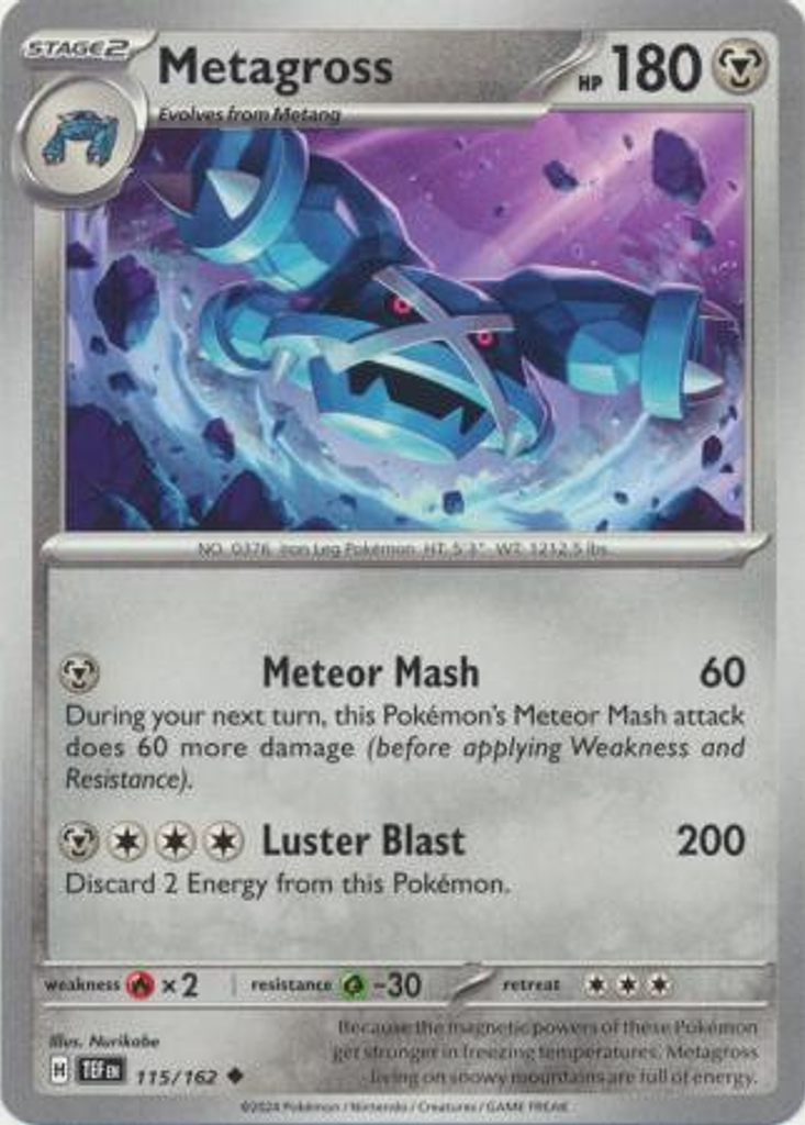 Metagross - 115/162 - Uncommon Inglés