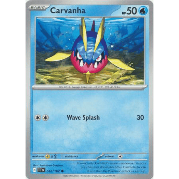 Carvanha - 042/162 - Common Inglés