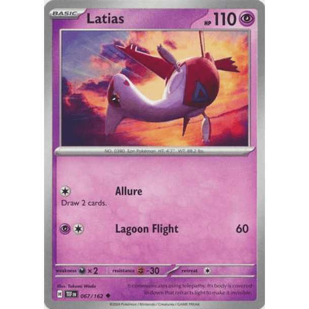 Latias - 067/162 - Uncommon Inglés