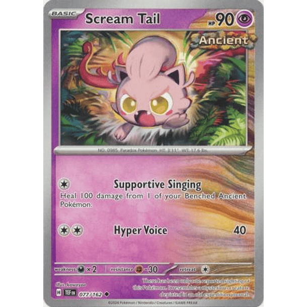 Scream Tail - 077/162 - Uncommon Inglés