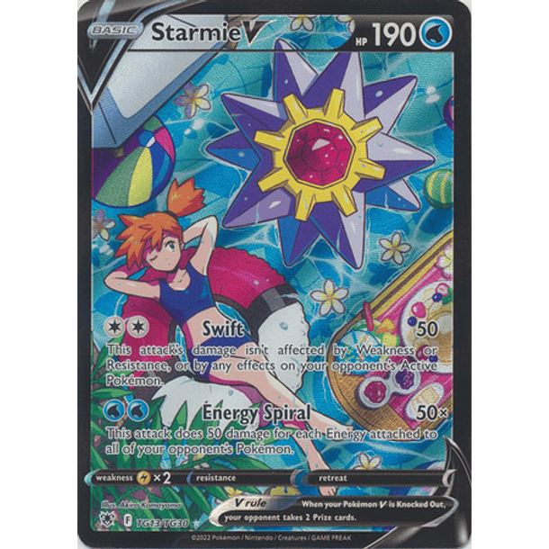 Starmie V - TG13/TG30 - Ultra Rare– Español