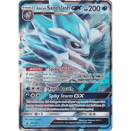 Alolan Sandslash GX - SM236 - Promo– Inglés