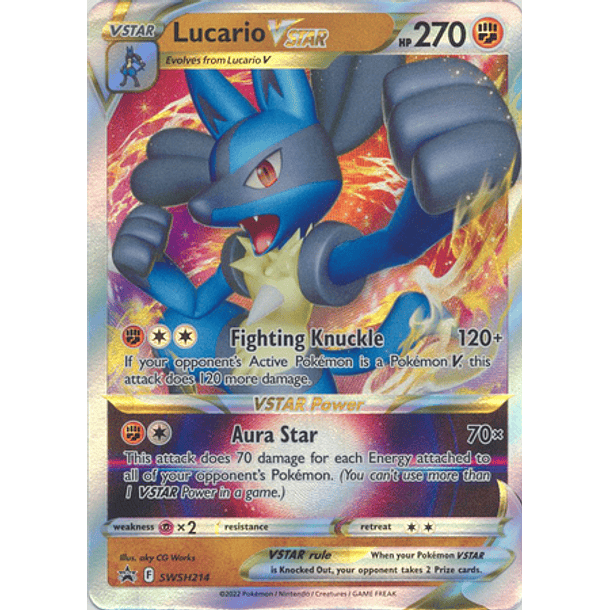 Lucario VSTAR - SWSH214 - Ultra Rare– Inglés