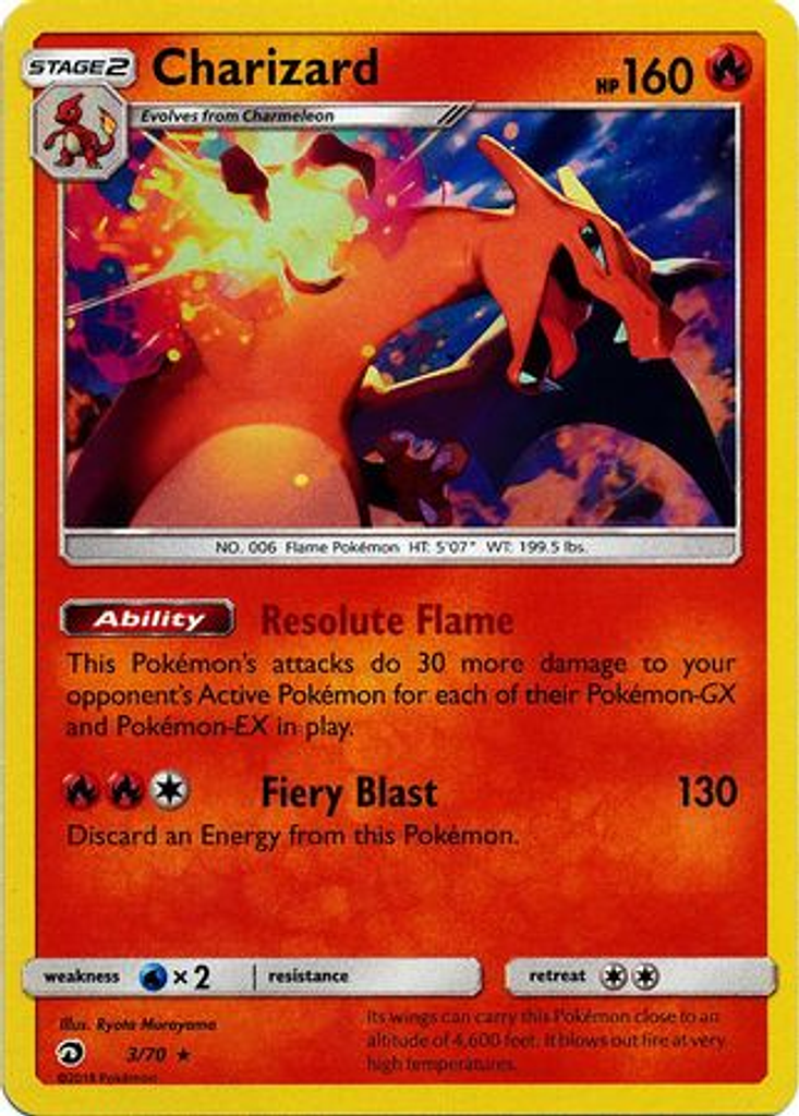 Charizard - 3/70 - Holo Rare– Español