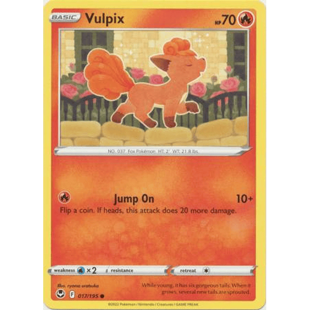 Vulpix - 017/195 - Common Inglés