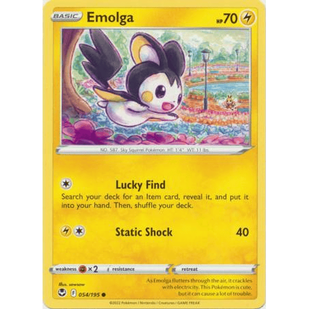 Emolga - 054/195 - Common- Inglés