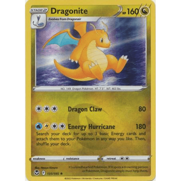 Dragonite - 131/195 - Holo Rare- Inglés