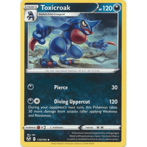 Toxicroak - 110/195 - Uncommon- Inglés