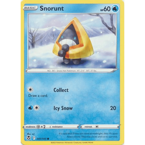 Snorunt - 041/195 - Common- Inglés