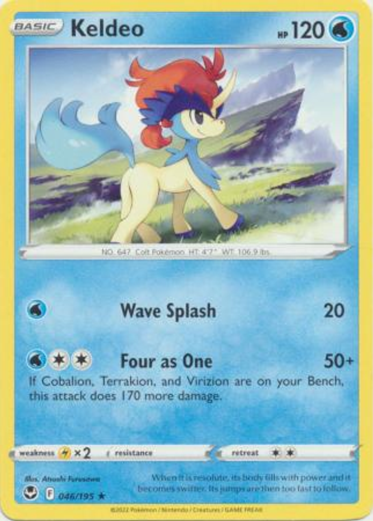 Keldeo - 046/195 - Rare- Inglés