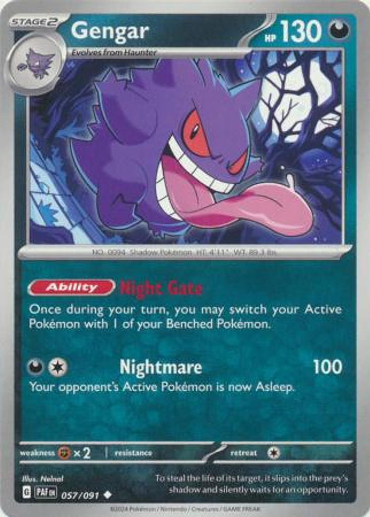 Gengar - 057/091 - Uncommon Inglés