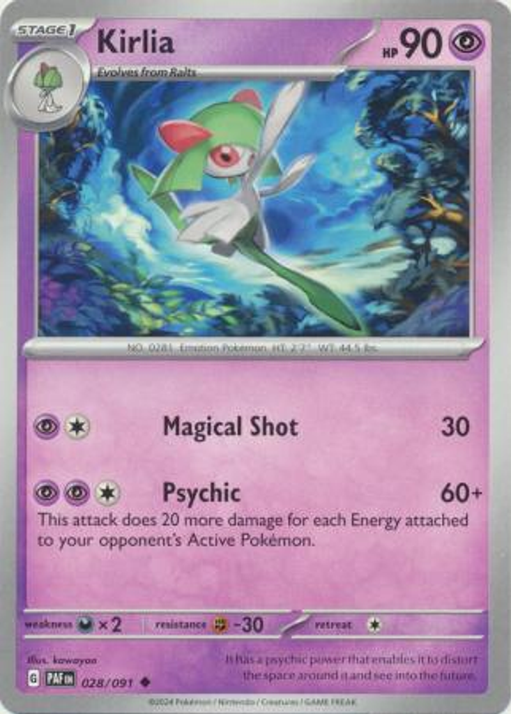 Kirlia - 028/091 - Uncommon Inglés